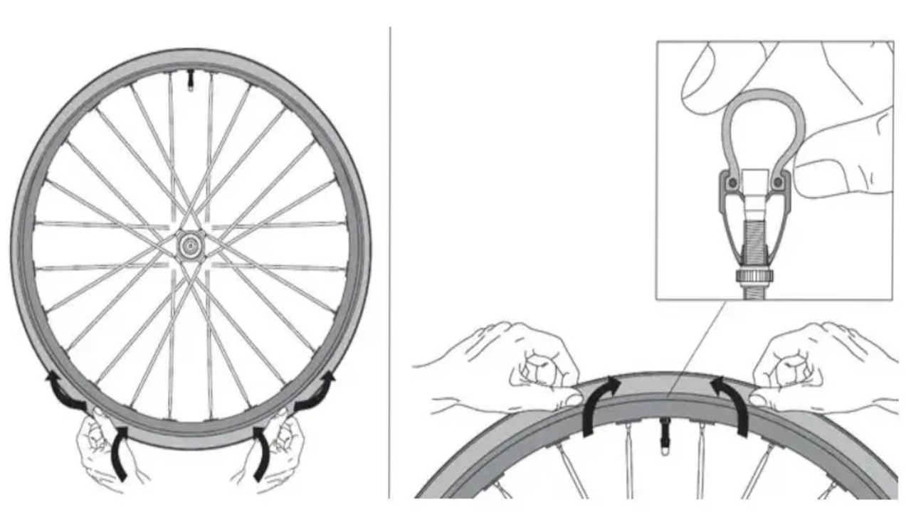 Seating the tire